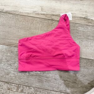NEW Lululemon Align Asymmetrical Bra Sonic Pink A/B
